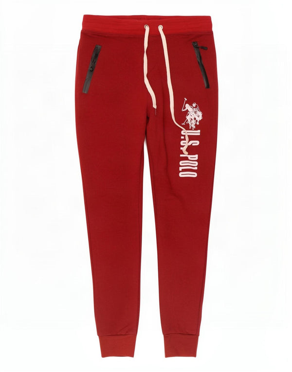 Πόλο Ασν. Γυναικεία φόρμα γραφικής φόρμας Joggers UK 12 Medium Red