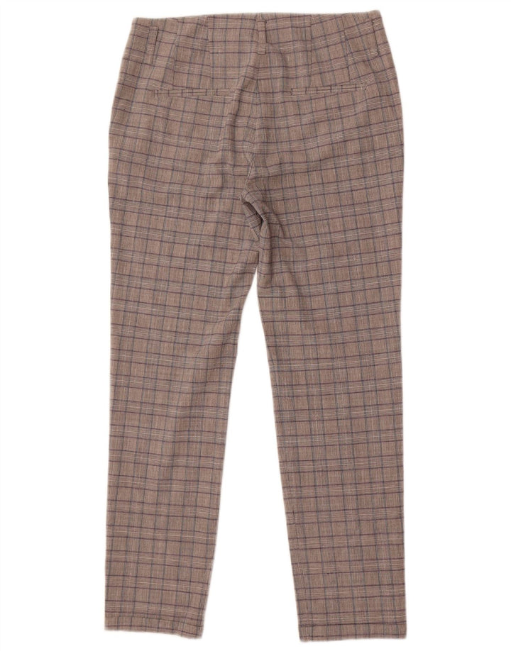 Zara Γυναικείο Παντελόνι Chino Slim Small W26 L27 Grey Check