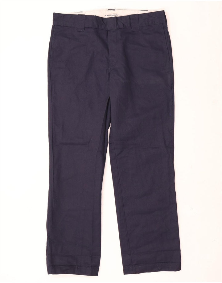 Dickies Ανδρικό ίσιο παντελόνι Chino W34 L32 Navy Blue Polyester