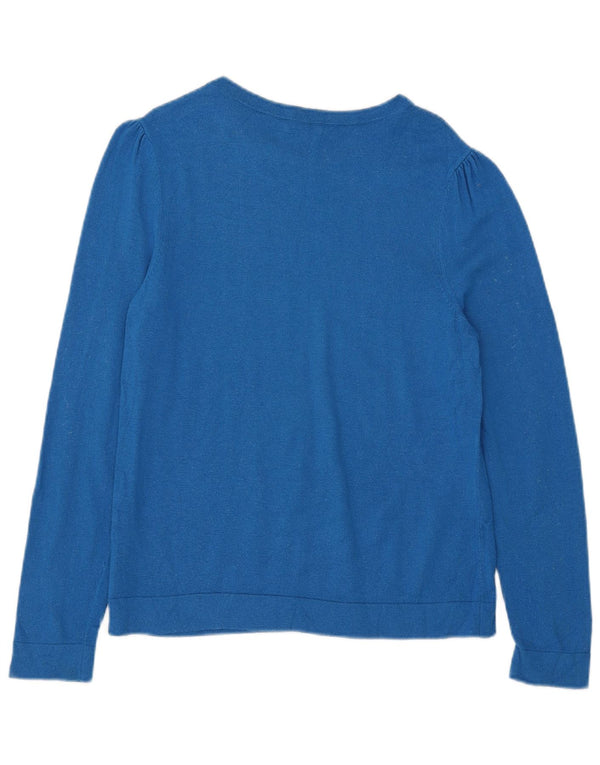 Γυναικείο πουλόβερ Hobbs Boat Neck Jumper UK 12 Medium Blue Viscose