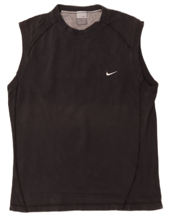 Ανδρικό γιλέκο Nike UK 39/41, μεσαίο μαύρο βαμβακερό