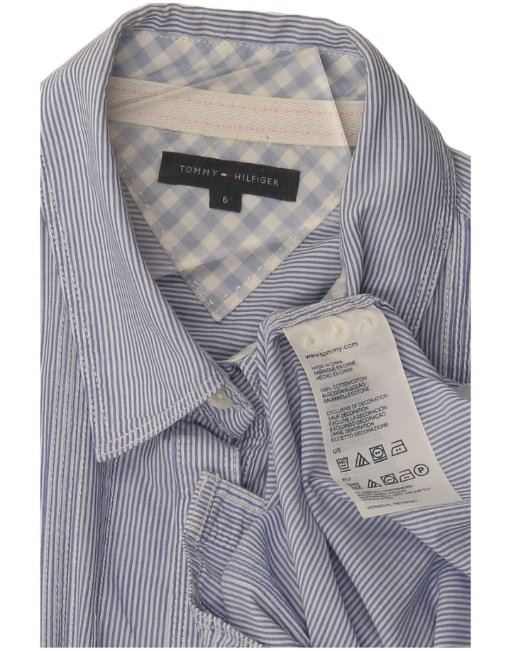 Tommy Hilfiger Γυναικείο Πουκάμισο US 6 Βαμβακερό μεσαίο μπλε ρίγες