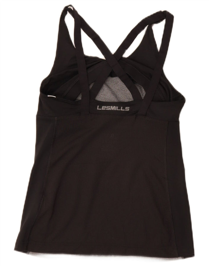Γραφικό γιλέκο REEBOK Γυναικείο Les Mills Top UK 4/6 XS Grey Colourblock