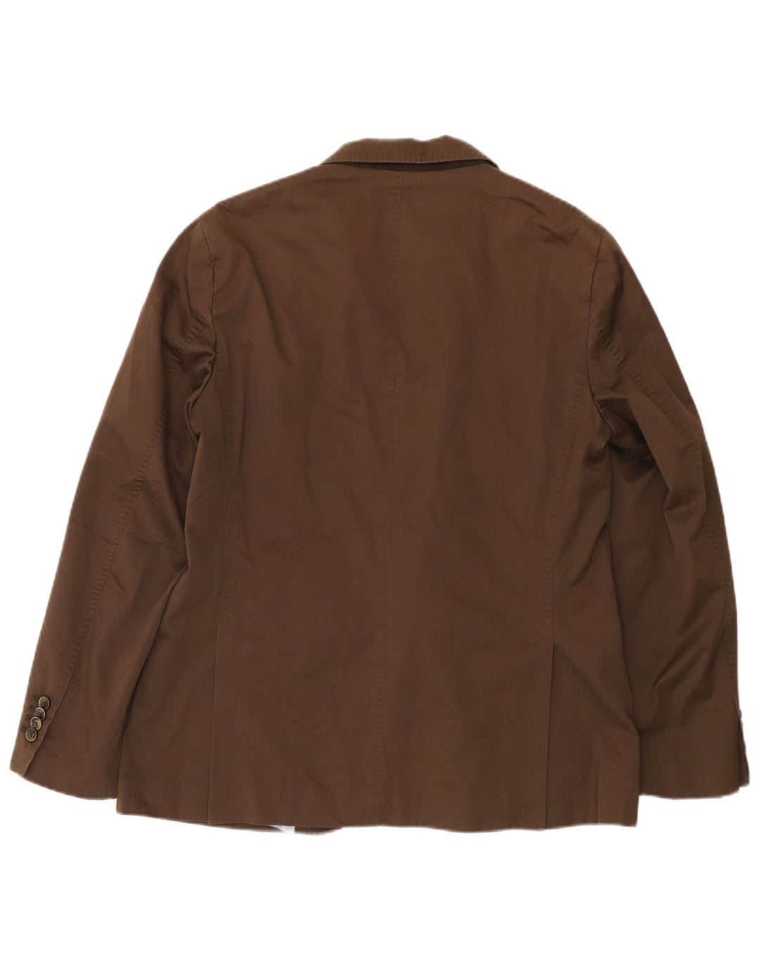Massimo Dutti Ανδρικό σακάκι σακάκι με 2 κουμπιά EU 54 XL Καφέ βαμβακερό