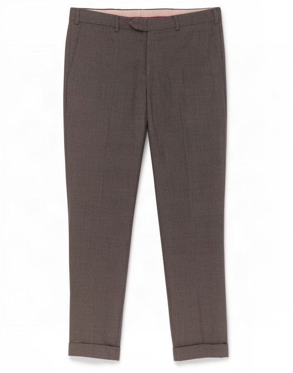 Massimo Dutti Ανδρικό παντελόνι Chino με λεπτή εφαρμογή EU 40 Medium W31 L30 Γκρι βαμβακερό