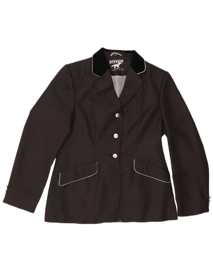 Vintage γυναικείο σακάκι με 3 κουμπιά σακάκι EU 38 Medium Black Colourblock