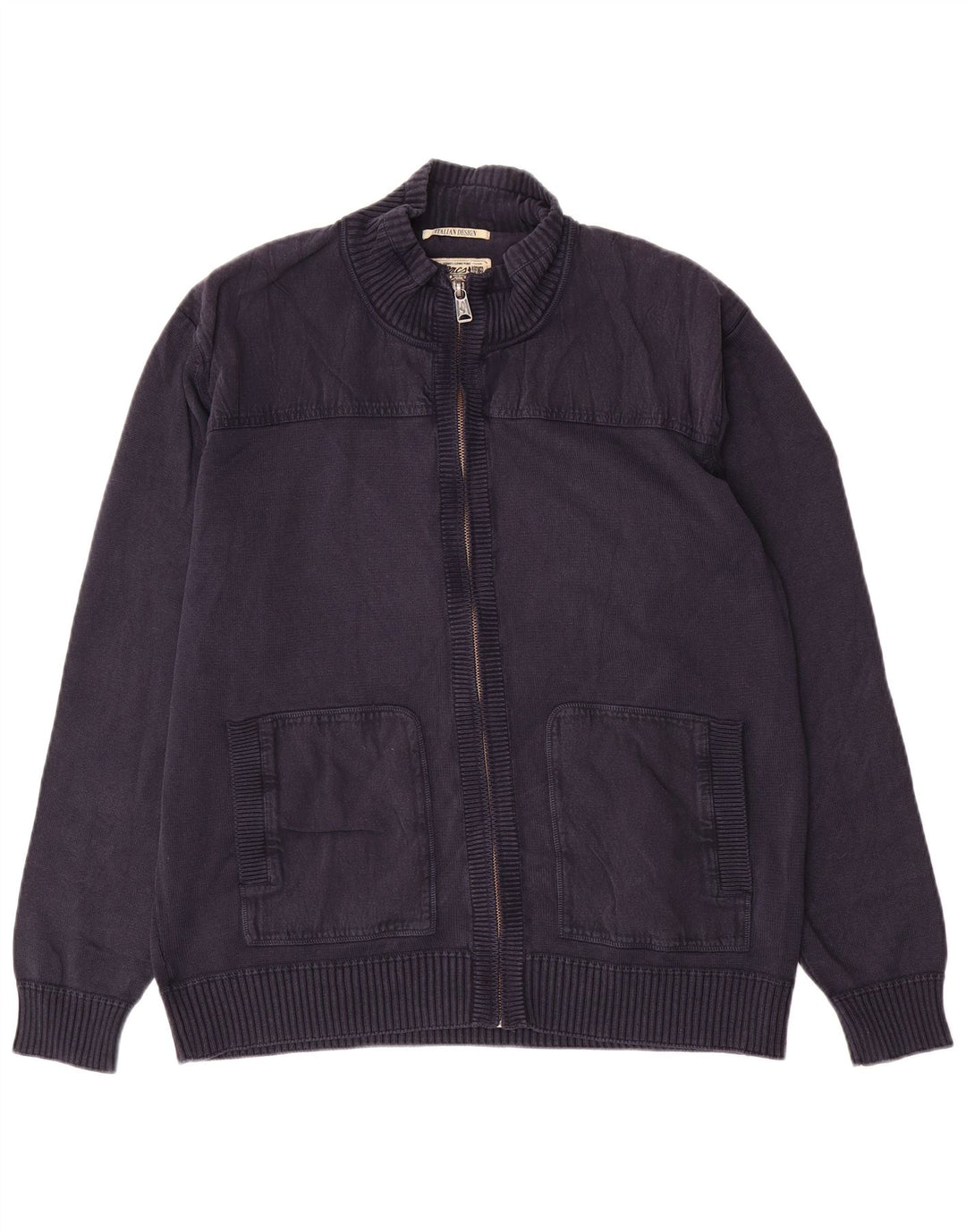 Ανδρικό πουλόβερ ζακέτα Marlboro Classics Full Zip 2XL Navy Blue