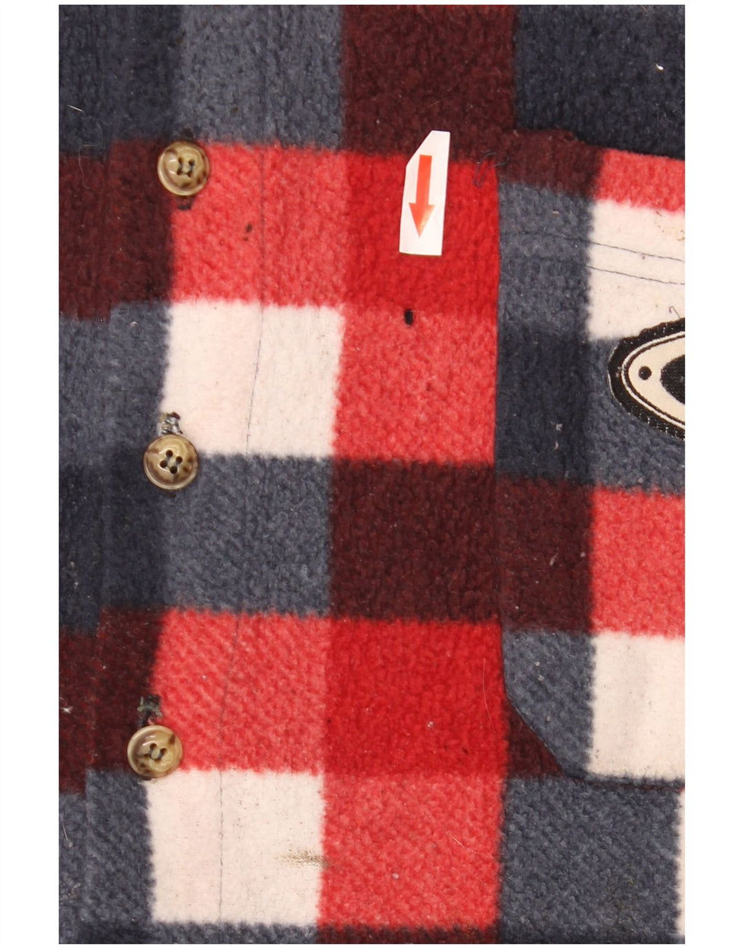 Diadora Ανδρικό πουκάμισο Fleece IT 58 2XL Red Check