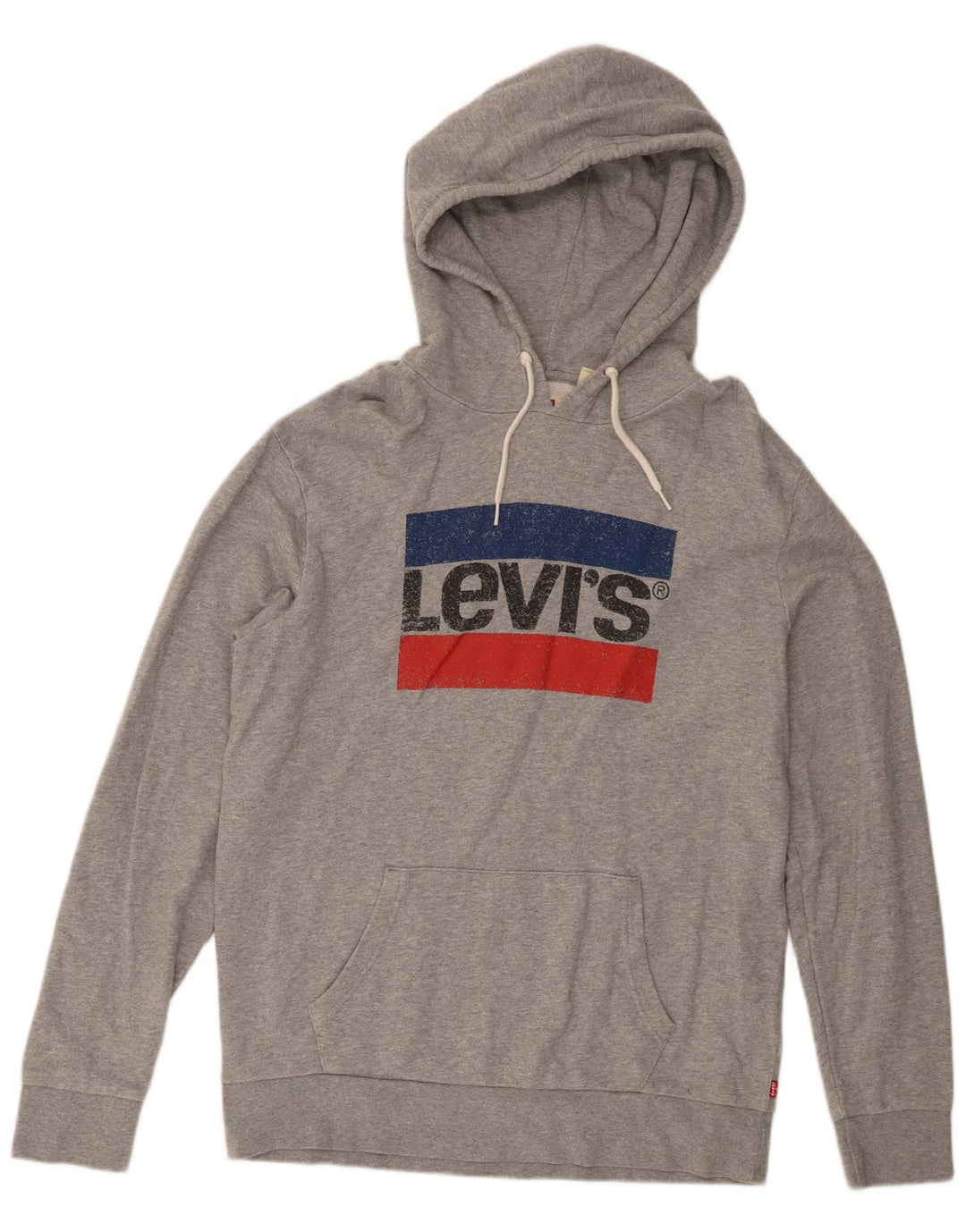 Ανδρικό Levi's Standard Graphic Hoodie Jumper Μεσαίο γκρι βαμβακερό