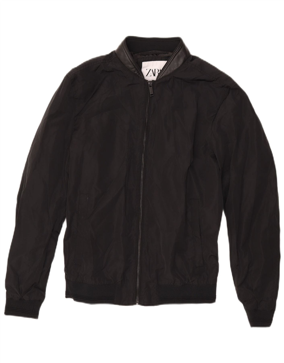 Ανδρικό μπουφάν ZARA Bomber UK 36 Small Black Polyester