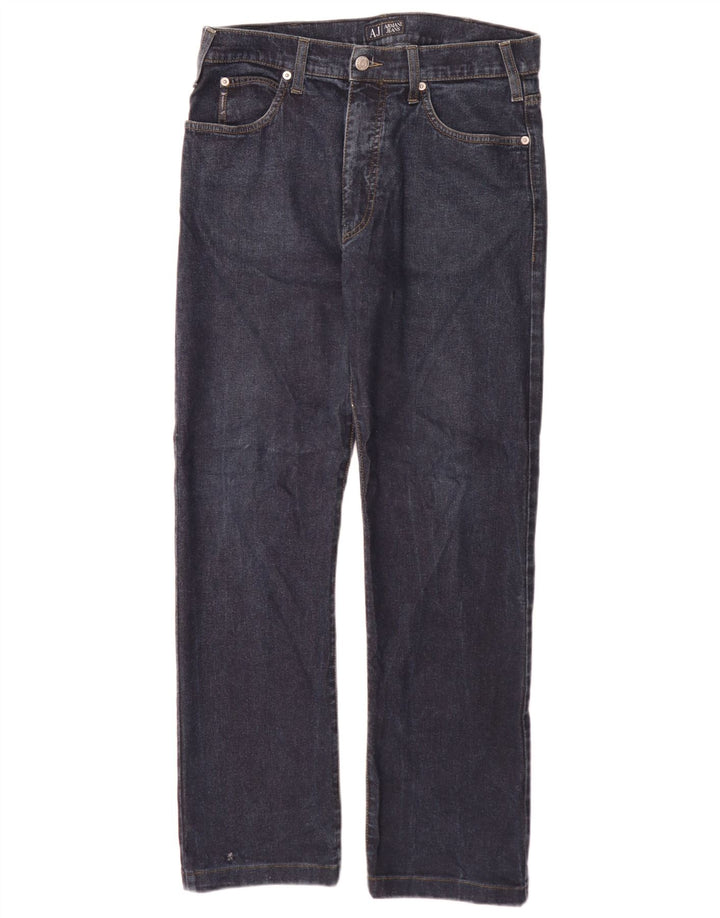 Armani Ανδρικό ίσιο τζιν W32 L30 Μπλε βαμβακερό