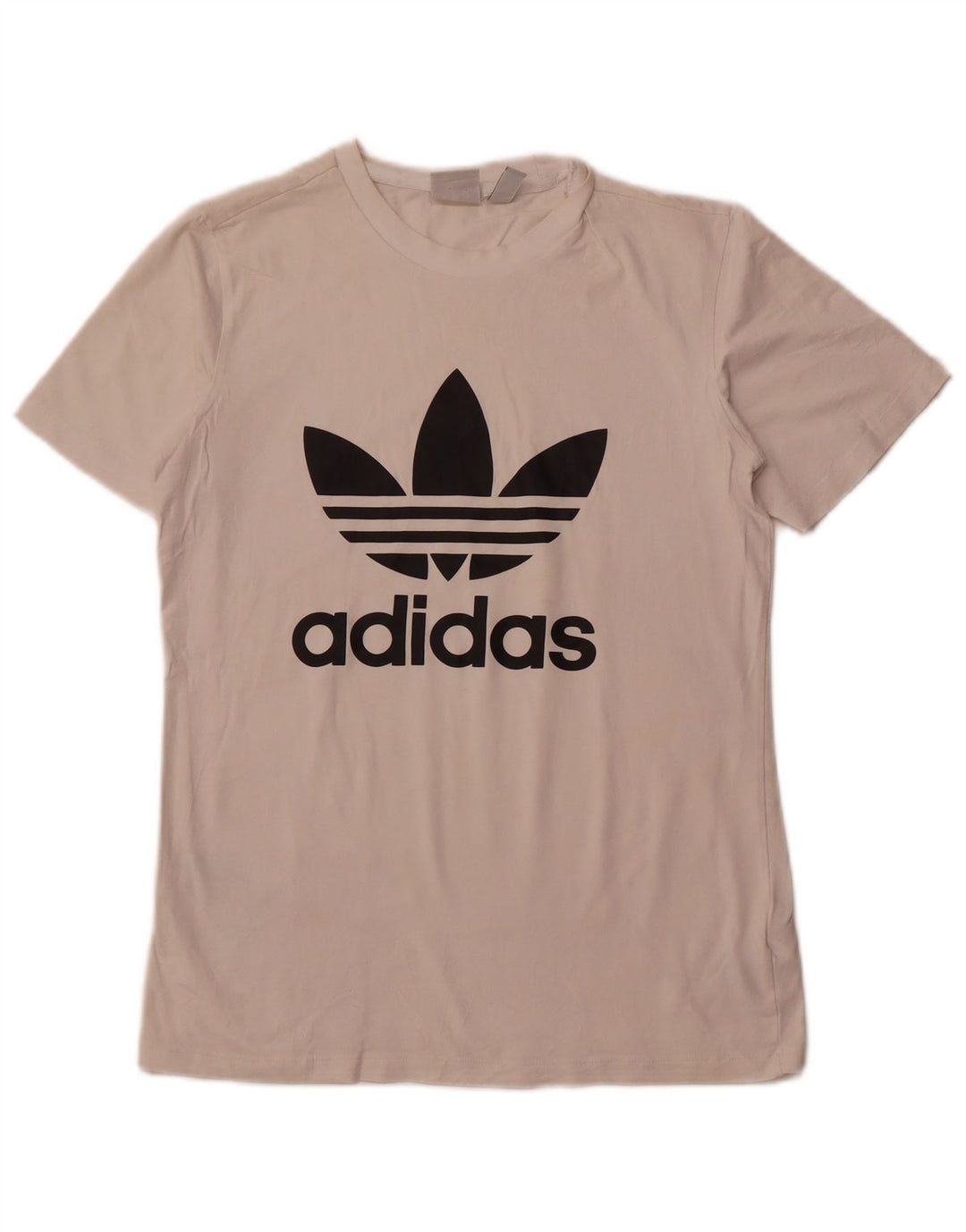Γυναικείο γραφικό μπλουζάκι ADIDAS Top UK 10 Small λευκό βαμβακερό