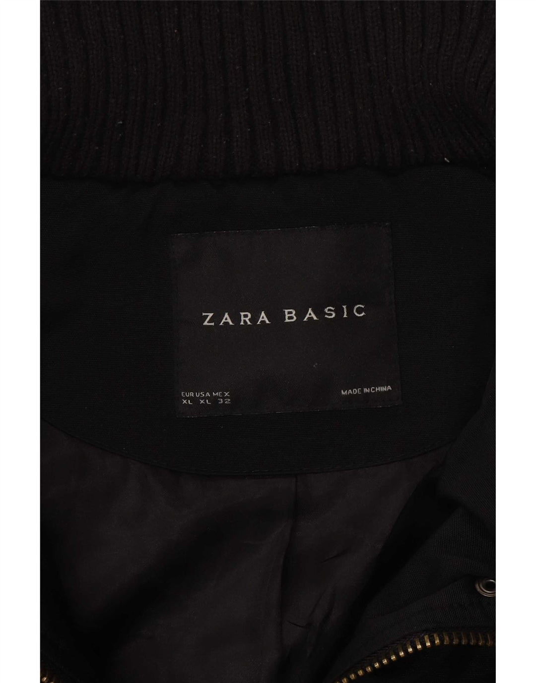 Zara Γυναικείο μπουφάν UK 18 XL Μαύρο