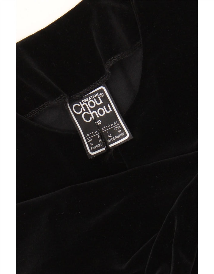 CHOU CHOU Γυναικείο Bolero Top UK 14 Large Black