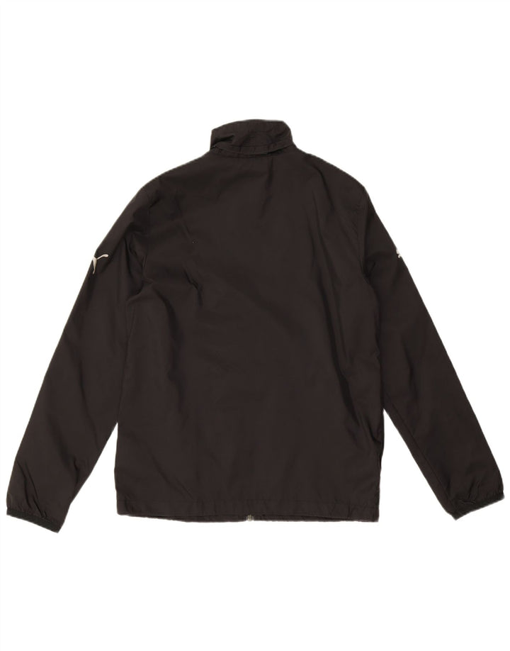 Μπουφάν Puma Boys Zip Windbreaker 13-14 Years Black Nylon