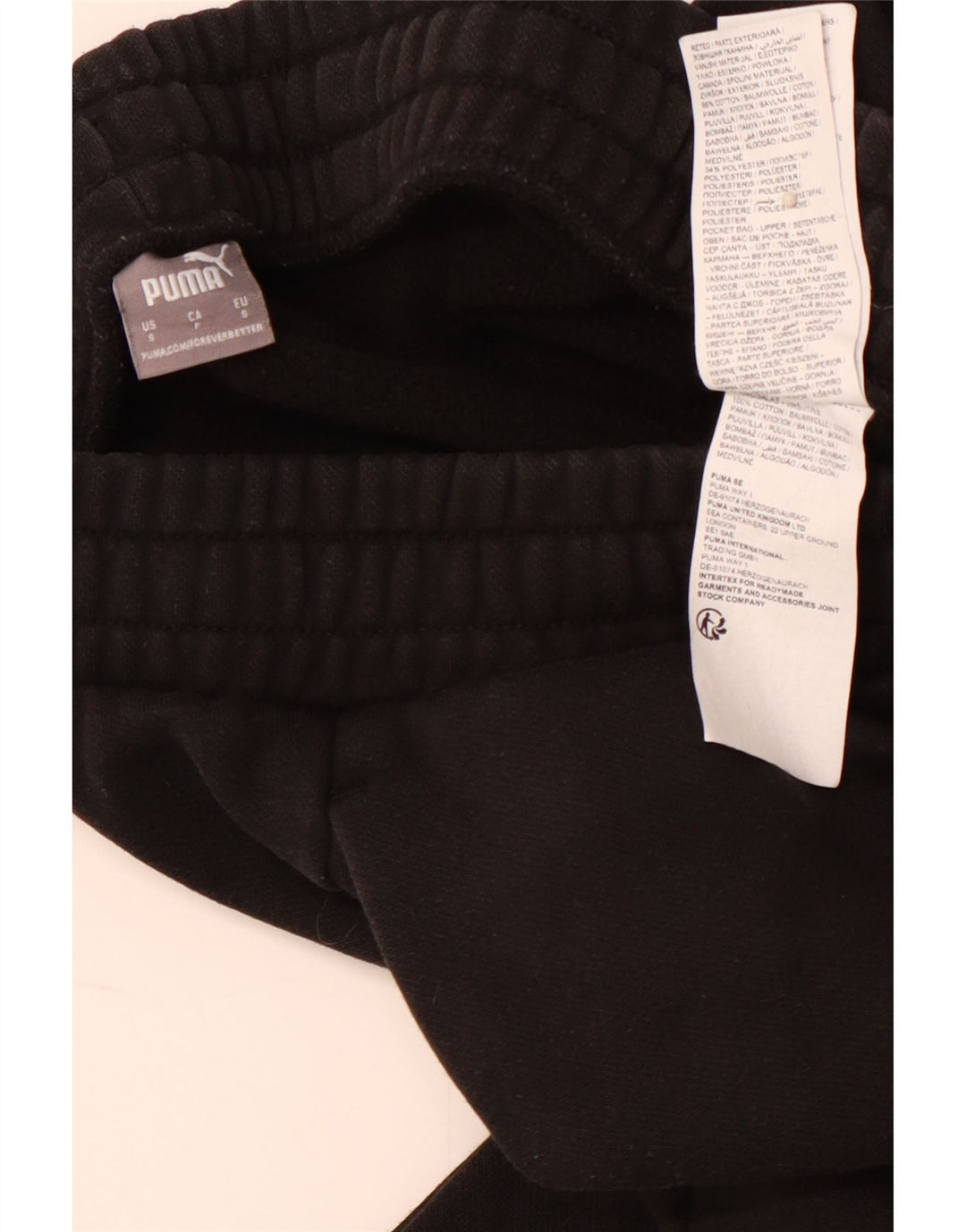 Ανδρική αθλητική φόρμα PUMA Παντελόνι Μικρό μαύρο βαμβακερό