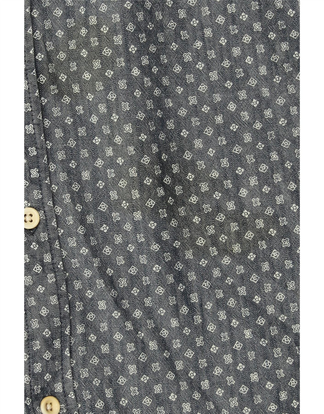 Ανδρικό μοντέρνο πουκάμισο QUIKSILVER XL Βαμβακερό σε μπλε ναυτικό χρώμα