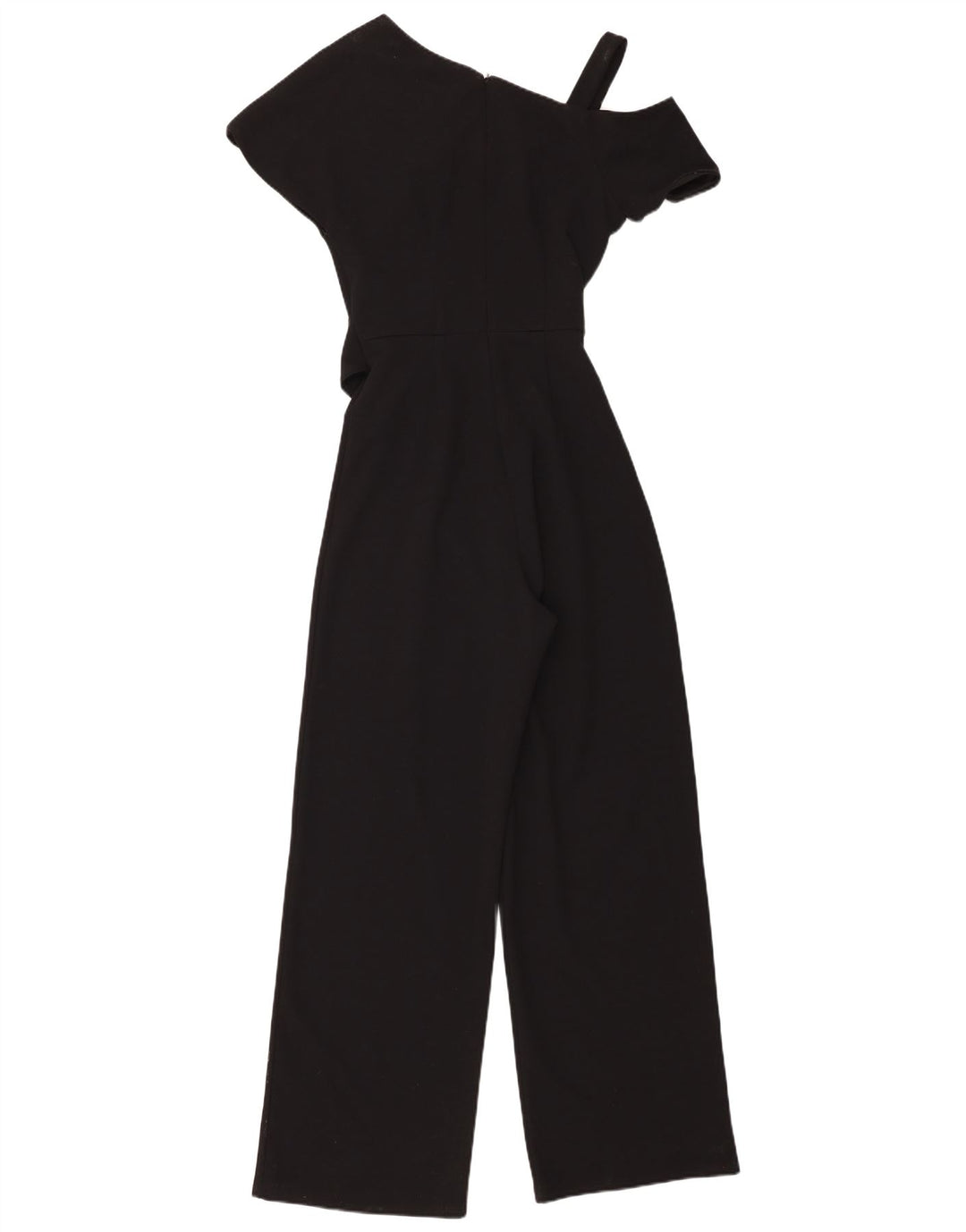 Monsoon Womens One Shoulder Jumpsuit UK 8 Small Black Polyester