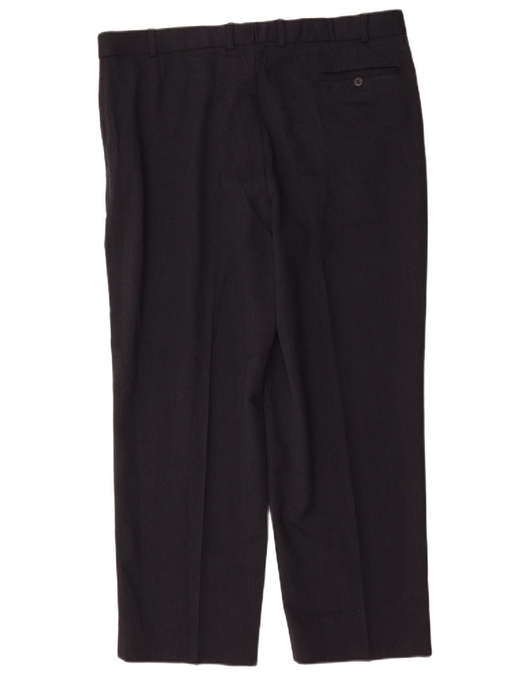 Ανδρικό ίσιο παντελόνι Marks & Spencer W40 L29 Navy Blue Polyester