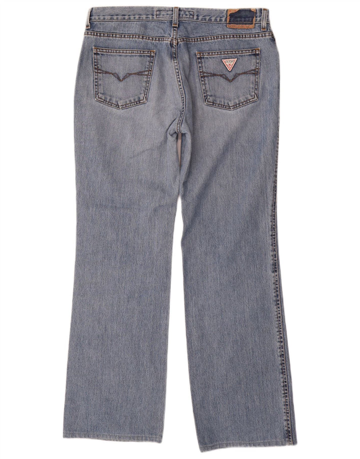 Ανδρικό τζιν Guess Distressed Straight W34 L31 Blue