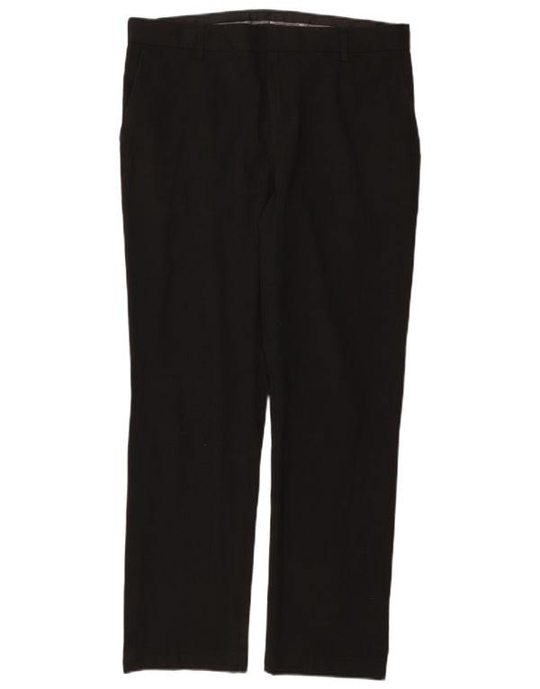 Marks & Spencer Boys ίσιο παντελόνι Chino 15-16 ετών W34 L29 Μαύρο