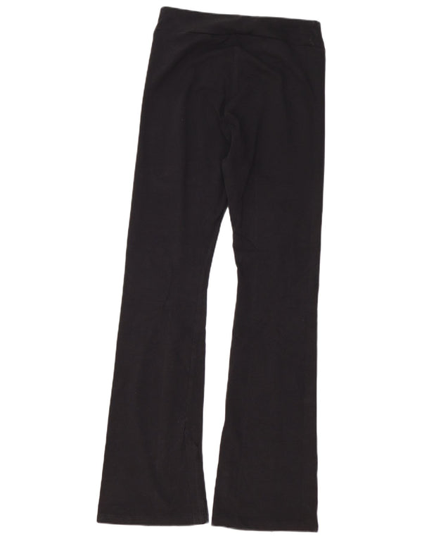 PUMA Womens Flare Tracksuit Trousers UK 14 Medium  Black