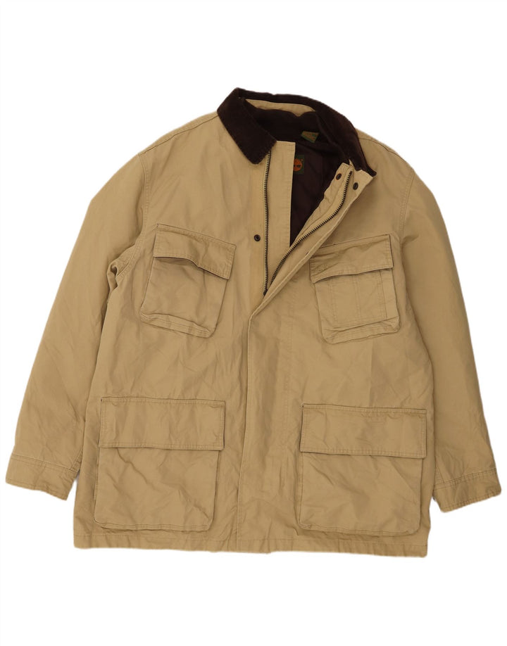 Ανδρικό μπουφάν Timberland Windbreaker UK 42 XL Beige Nylon