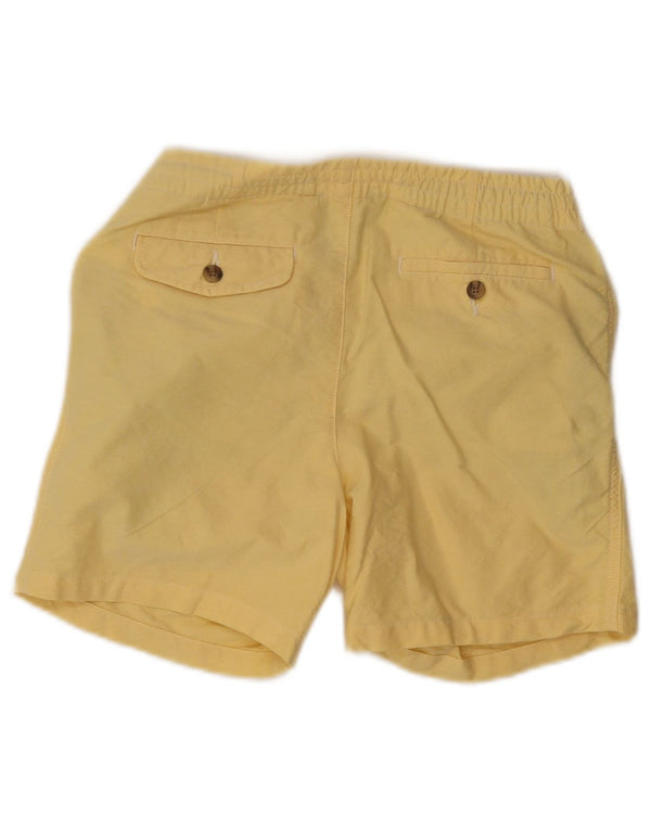 Polo Ralph Lauren Boys Chino σορτς 15-16 ετών W28 κίτρινο βαμβακερό