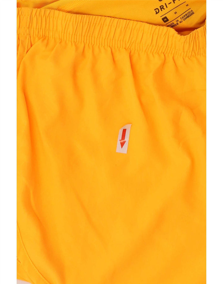 Γυναικείο αθλητικό σορτς Nike Dri Fit UK 14 με μεσαίο πορτοκαλί πολυεστέρα