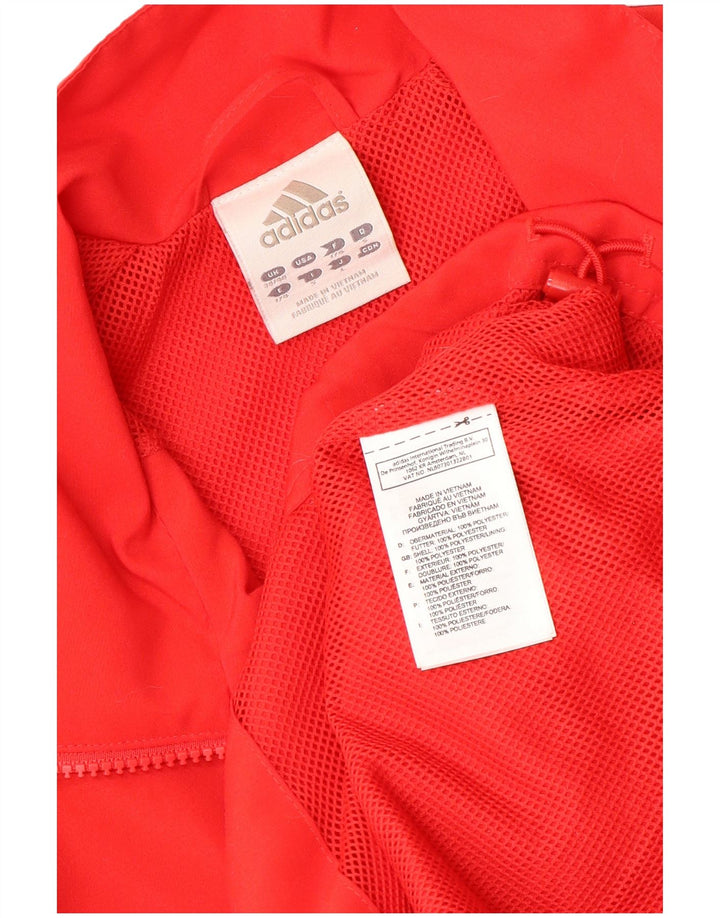 Ανδρική φόρμα ADIDAS Top Jacket UK 38/40 Μεσαίο κόκκινο χρώμα πολυεστέρα