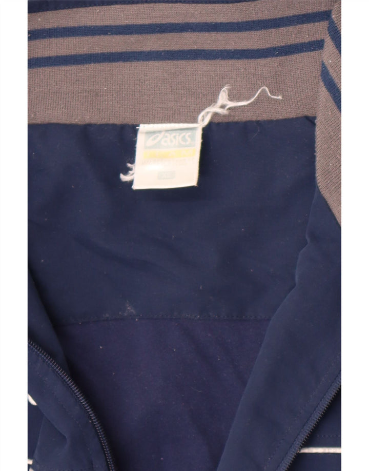 Ανδρική φόρμα Asics Top Jacket XL Navy Blue Colourblock Polyester
