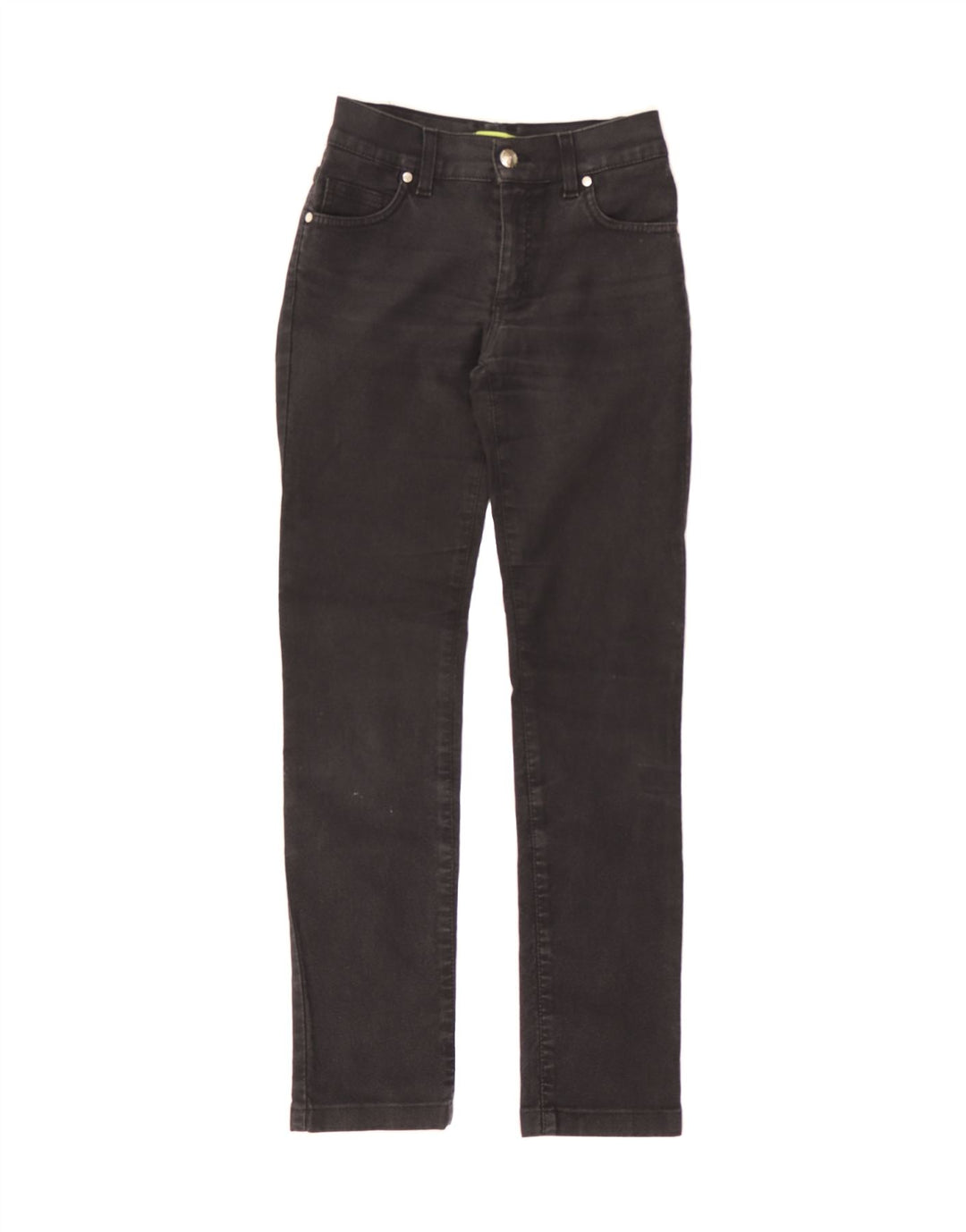 VERSACE Womens Slim Jeans W25 L28 Black Cotton Vintage Versace and Second-Hand Versace from Messina Hembry 