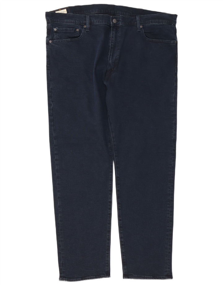 Levi's Mens 502 Regular Tapered Jeans W42 L32 Navy Blue Cotton