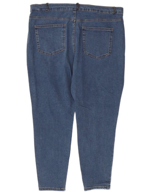 Marks & Spencer Γυναικεία Super Skinny Cropped Jeans UK 20 2XL W40 L25 Blue