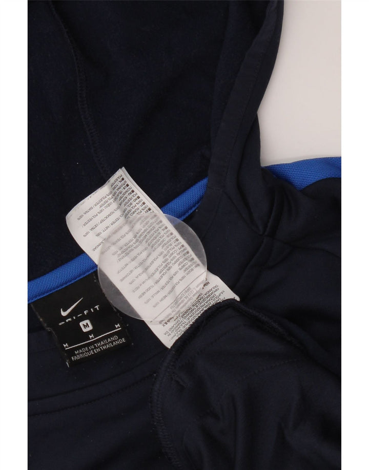 Ανδρικά φούτερ με κουκούλα Nike, μεσαίο μπλε ναυτικό, πολυεστέρας