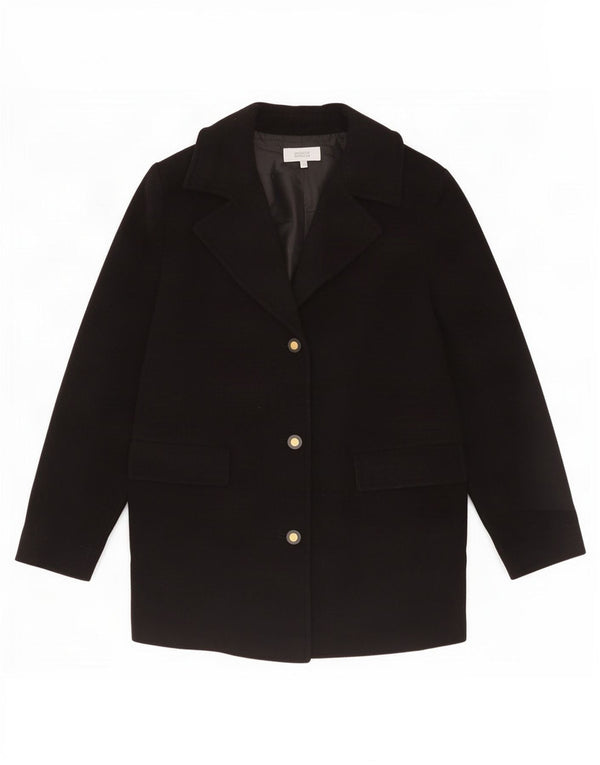 Marks & Spencer Γυναικείο Μπουφάν Blazer UK 18 XL Μαύρο Μαλλί