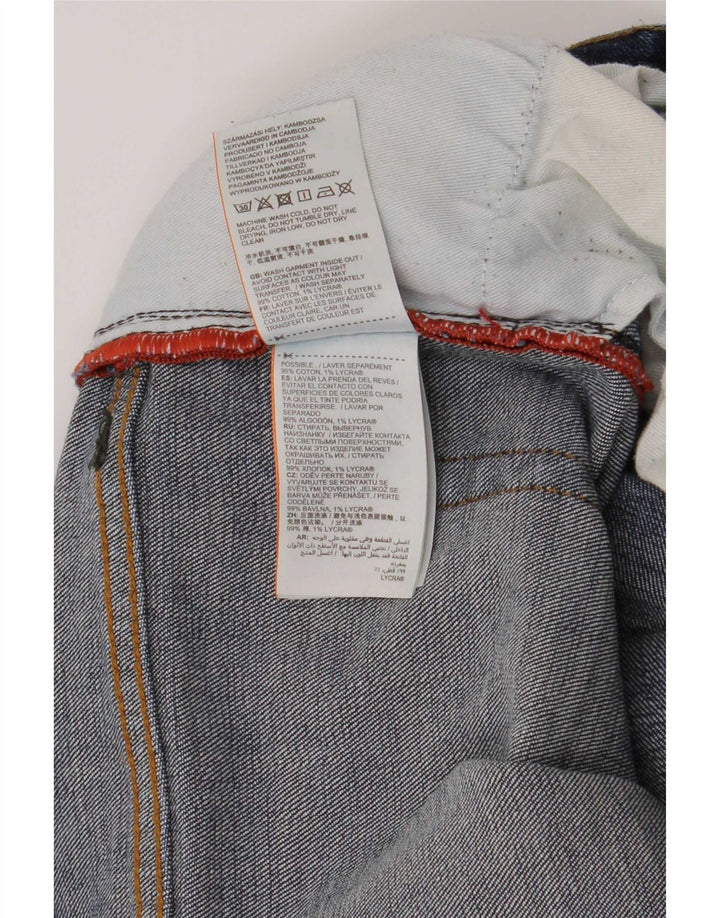 Ανδρικό τζιν ίσιο Superdry W34 L30 Μπλε βαμβακερό