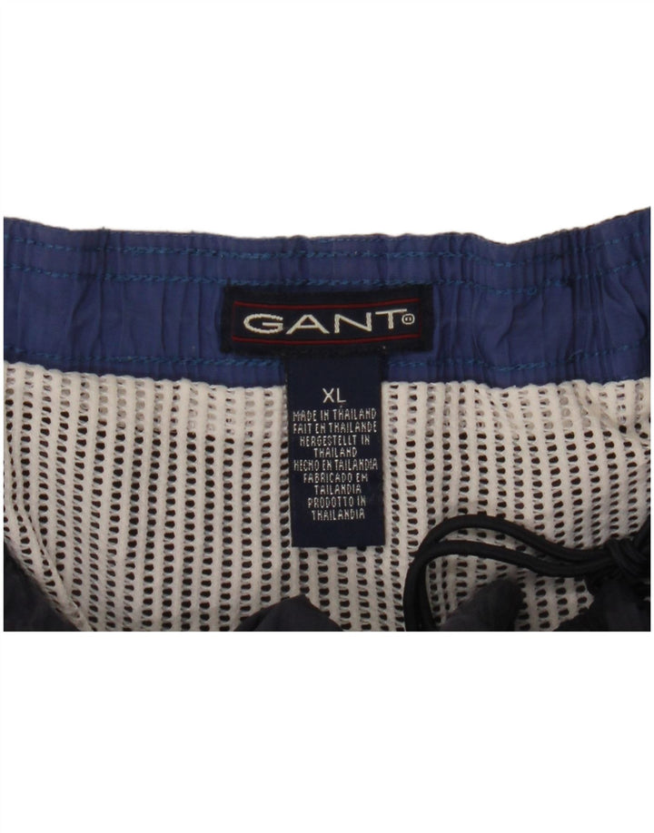 Ανδρικό σορτς κολύμβησης GANT XL Navy Blue Colorblock Nylon