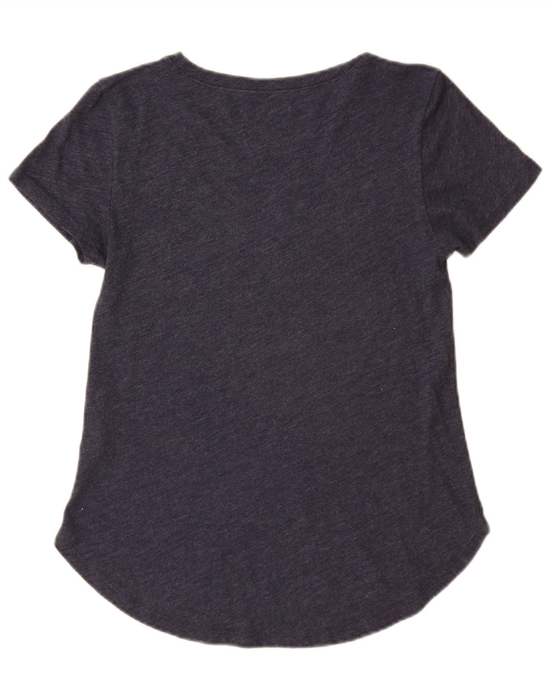 Γυναικείο γραφικό μπλουζάκι HOLLISTER Top UK 6 XS Navy Blue Cotton