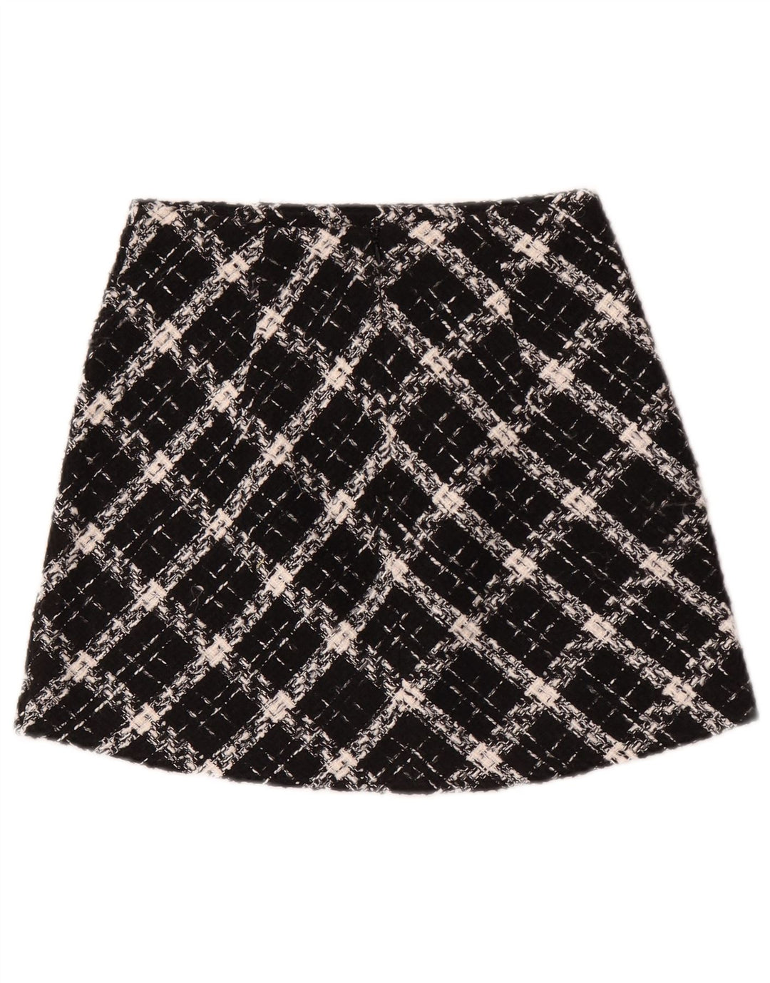 Zara Γυναικεία Μίνι Φούστα XS W24 Black Check