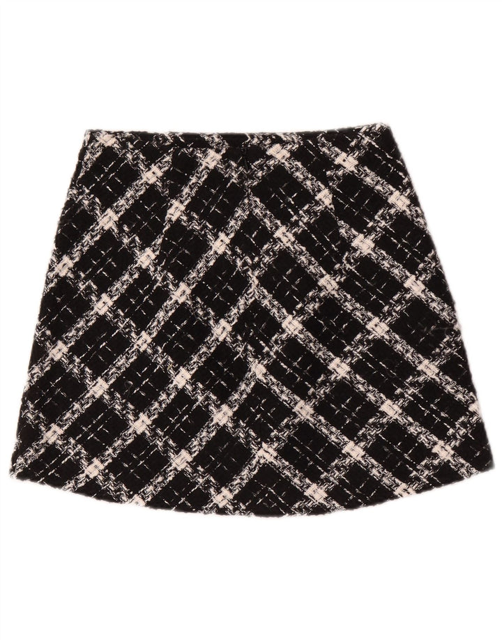 Zara Γυναικεία Μίνι Φούστα XS W24 Black Check