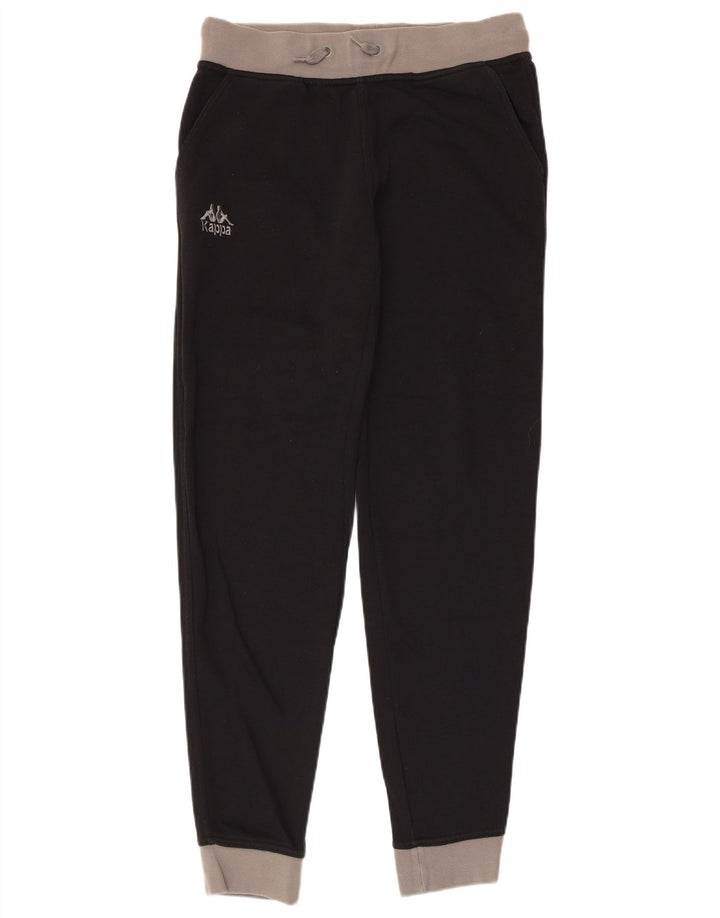 Kappa Γυναικεία αθλητική φόρμα Παντελόνι Joggers UK 14 Medium Black Cotton
