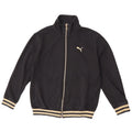Puma Γυναικεία αθλητική φόρμα Top Jacket UK 14 Medium Black Cotton