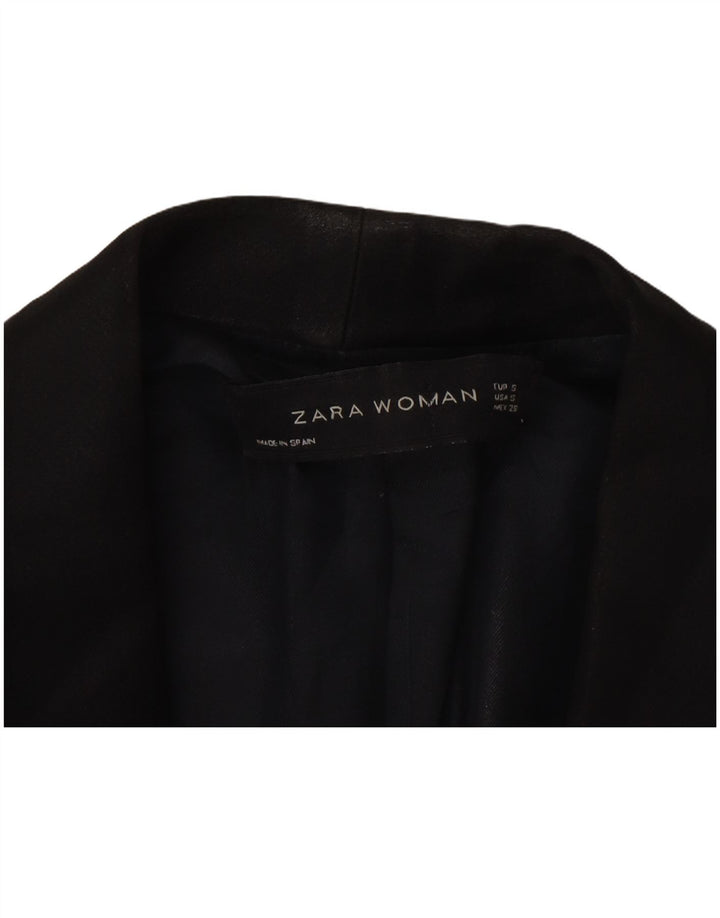 Zara Γυναικείο σακάκι 1 κουμπιού Blazer UK 10 Small Black