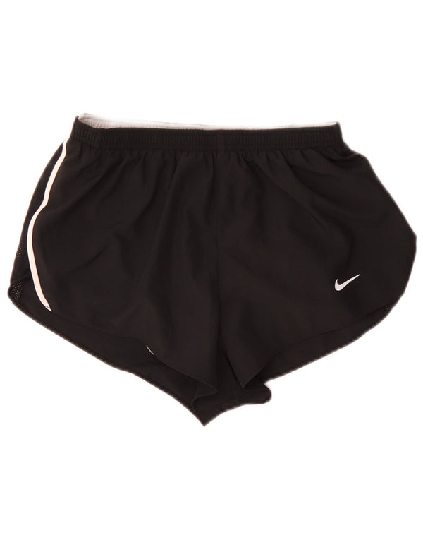 Γυναικείο αθλητικό σορτς Nike Dri Fit UK 8 Μικρό μαύρο πολυεστέρα