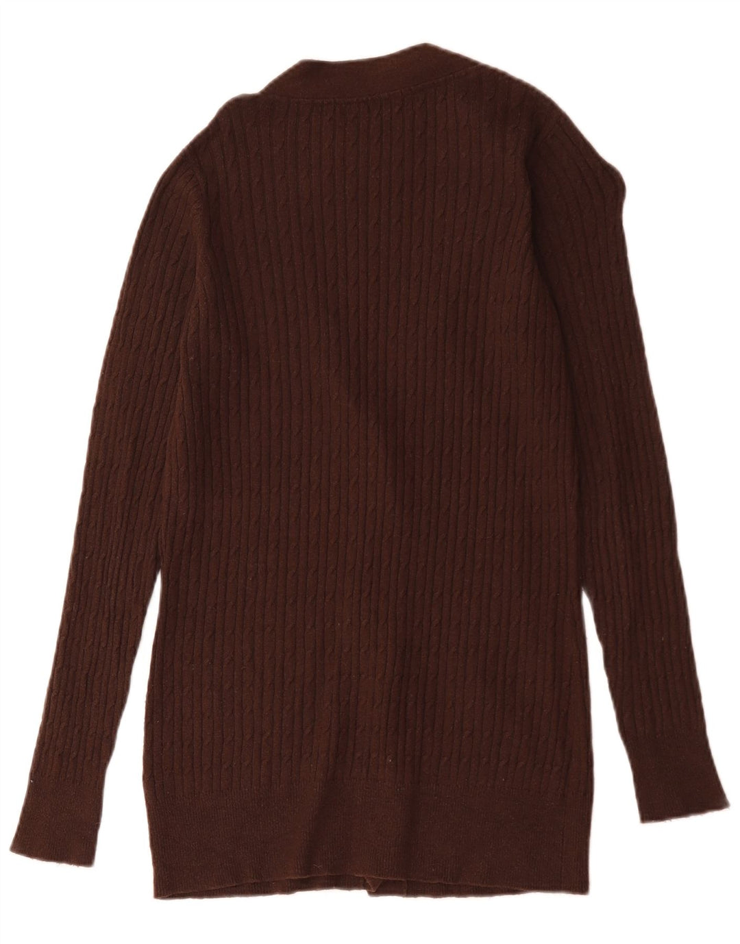 Zara Γυναικεία Ζακέτα UK 16 Large Brown