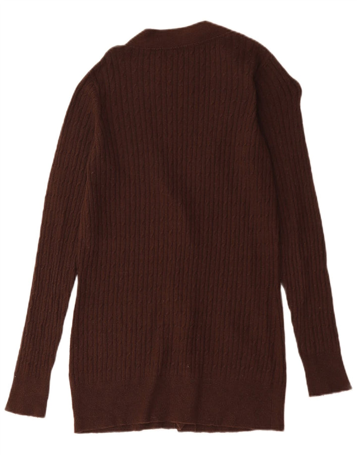 Zara Γυναικεία Ζακέτα UK 16 Large Brown