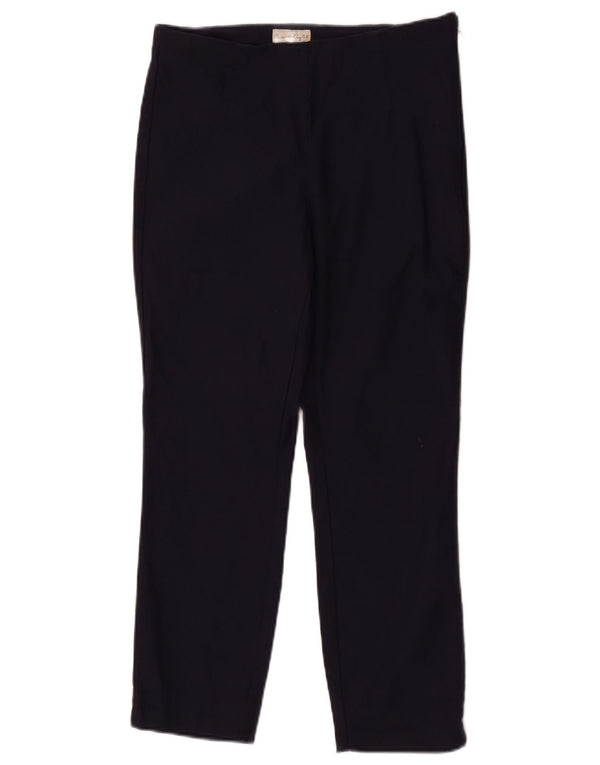 Phase Eight Γυναικείο ίσιο κομμένο παντελόνι UK 12 Medium W28 L24 Navy Blue