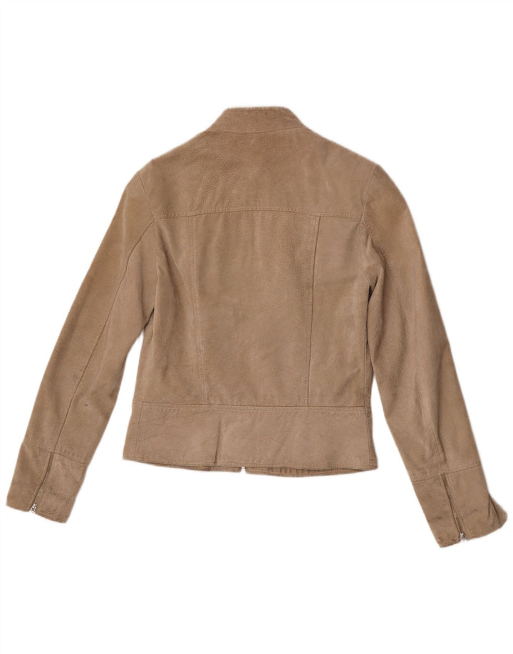 Privilegi Γυναικείο Suede Jacket IT 42 Medium Beige Leather