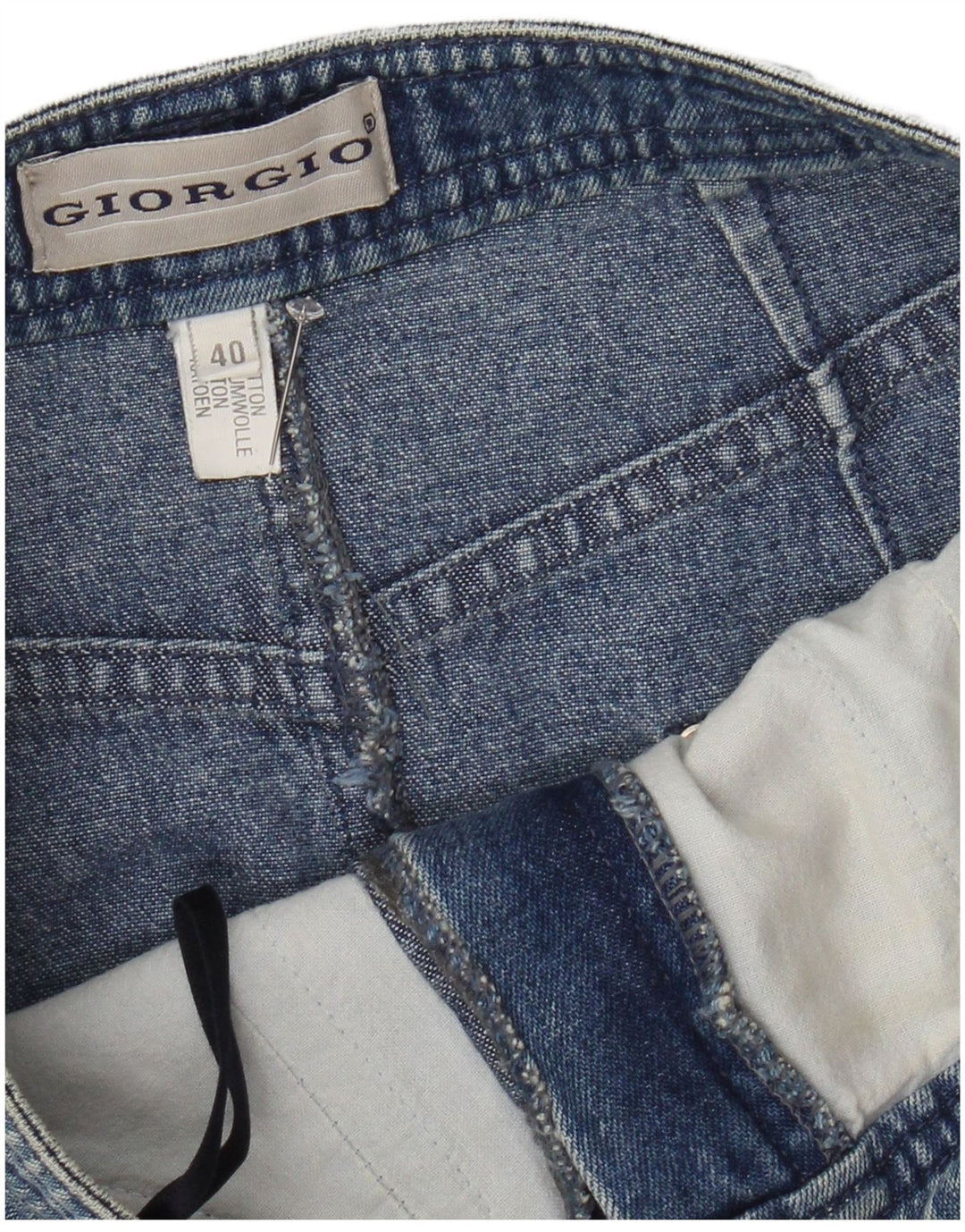 Vintage Γυναικεία Τζιν Φούστα EU 40 Medium W28 Μπλε βαμβακερή